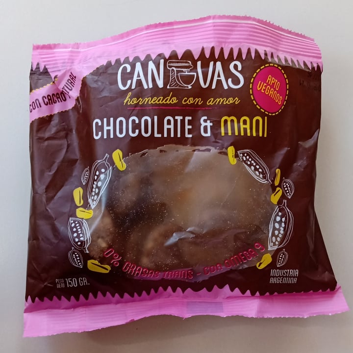 photo of Canvas Galletita de chocolate y maní shared by @floreciendo on  17 Sep 2021 - review