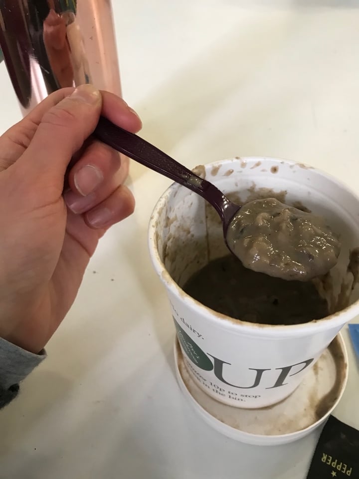 photo of Pret A Manger Mushroom Risotto Soup shared by @hgc on  16 Nov 2019 - review