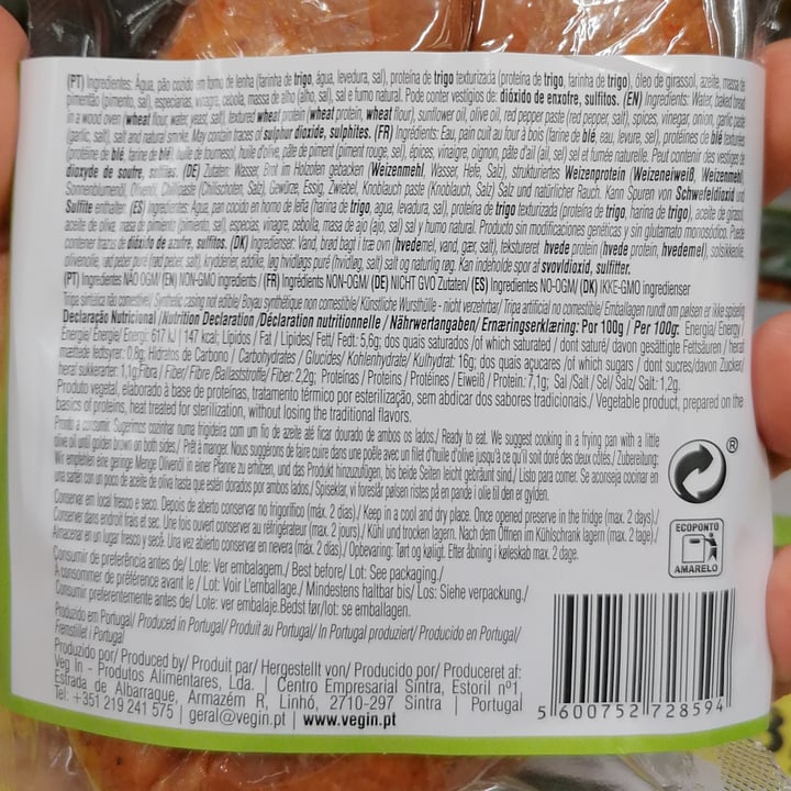 photo of Veg in Alheira Vegan shared by @jaquezbrunetto on  13 May 2022 - review