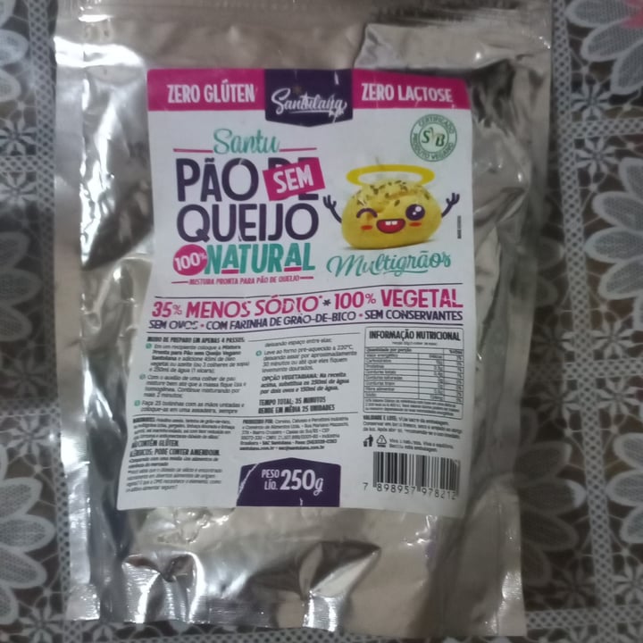 photo of Santulana Pão sem Queijo Multigrãos shared by @anaeufrazio on  31 Jul 2022 - review