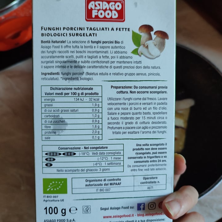 review photo of Asiago food Funghi porcini a fette shared by @iaia82 on 13 Dec 2021 - review