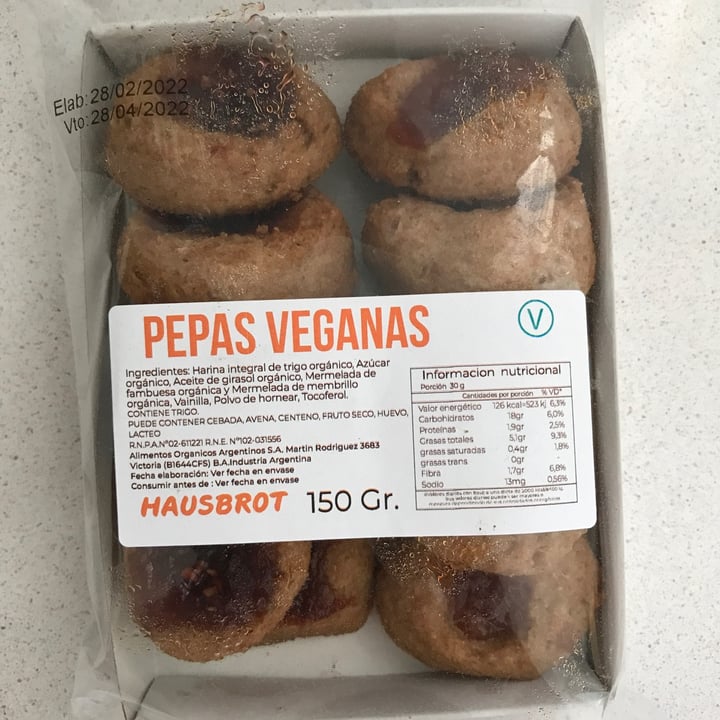 photo of Hausbrot Pepas veganas shared by @signorinaluciana on  06 Mar 2022 - review