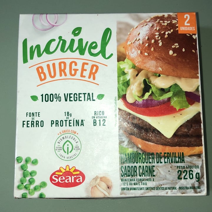 photo of Seara Burger shared by @claramontv on  24 Apr 2022 - review