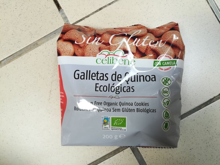 photo of Celibene Galletas de quinoa ecológica shared by @mimivi on  22 Apr 2020 - review