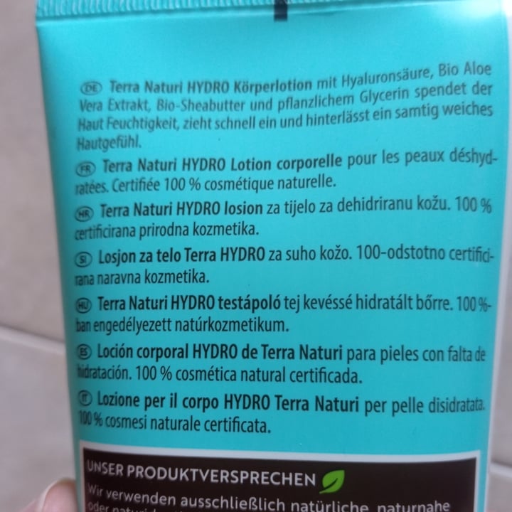 review photo of Terra Naturi locion hidratante aloe vera shared by @veggielauher on 23 May 2022 - review