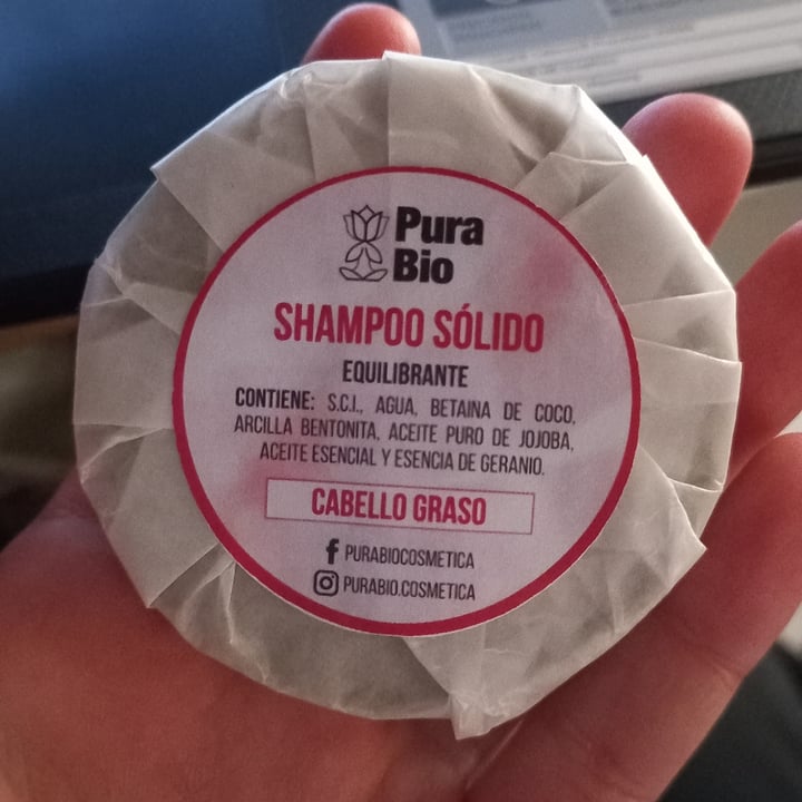 photo of PuraBio cosmetica Shampoo Solido shared by @valentinao on  07 Oct 2021 - review