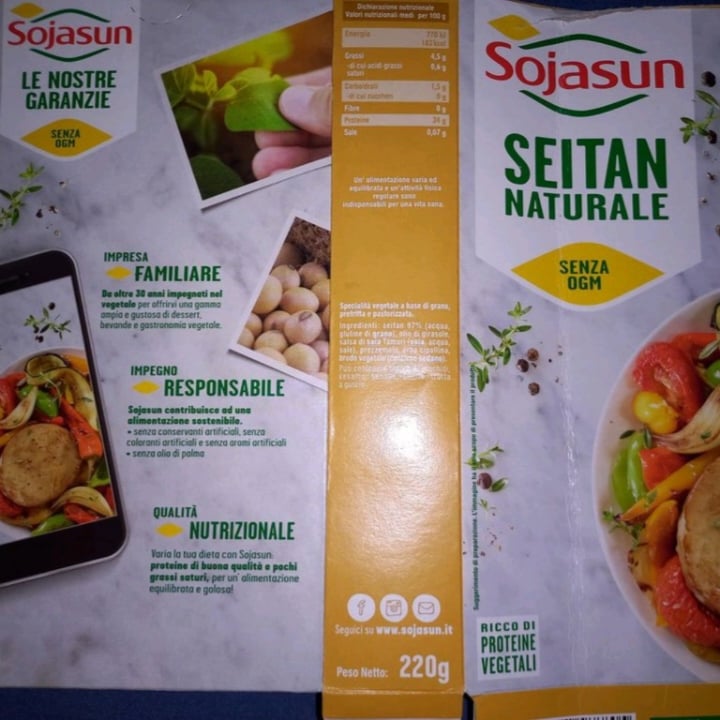 photo of Sojasun Seitan al naturale shared by @smilee on  11 Oct 2022 - review