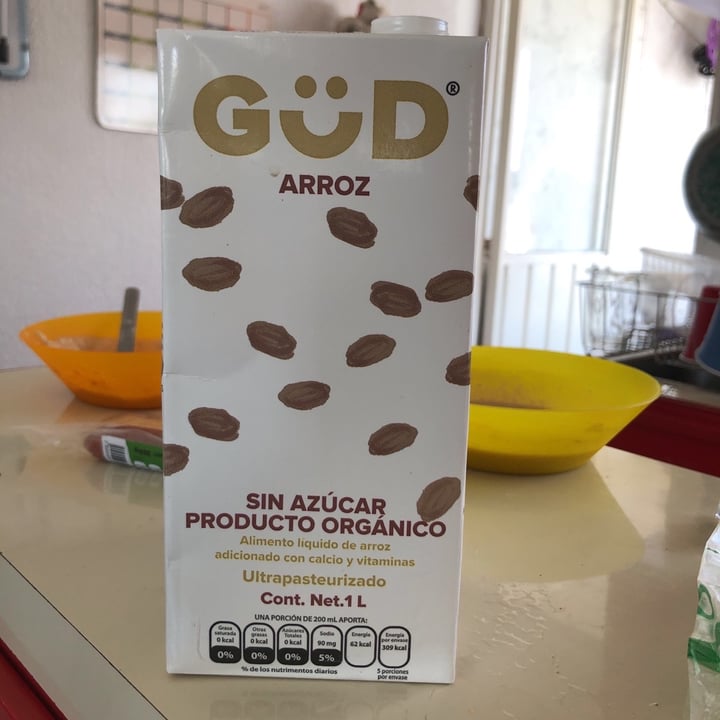 review photo of GüD Alimento Líquido de Arroz Orgánico sin Azúcar shared by @eloisalhg on 09 Mar 2020 - review