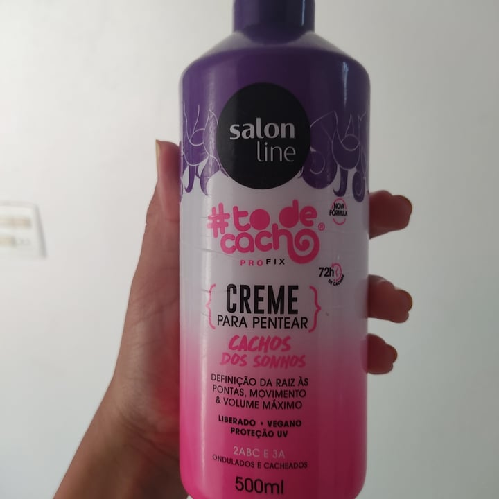 photo of Salon line #to de cacho - cacho dos sonhos - creme para pentear shared by @petalafelix on  26 Apr 2022 - review