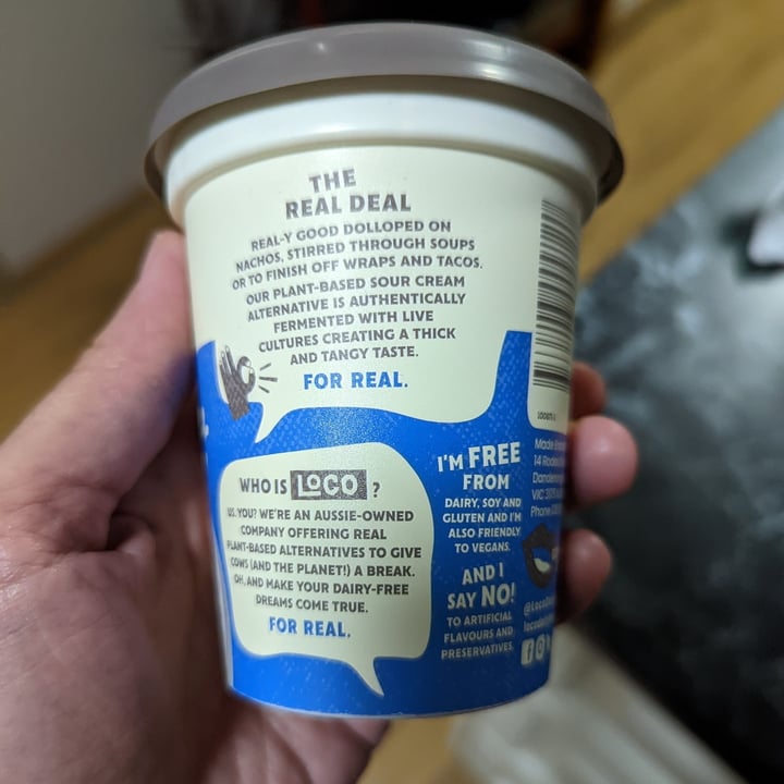 photo of LOCO Dairy-Free Sour Creamy shared by @transcending on  18 Aug 2022 - review