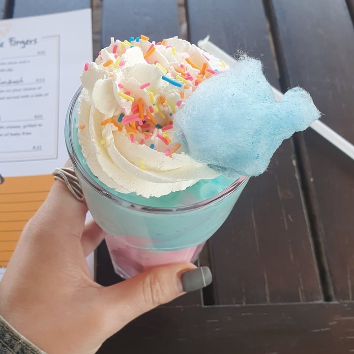 photo of Asher's Corner Cafe @ Ashers Farm Sanctuary Cotton Candy Milkshake shared by @michaelakirsten on  30 May 2021 - review