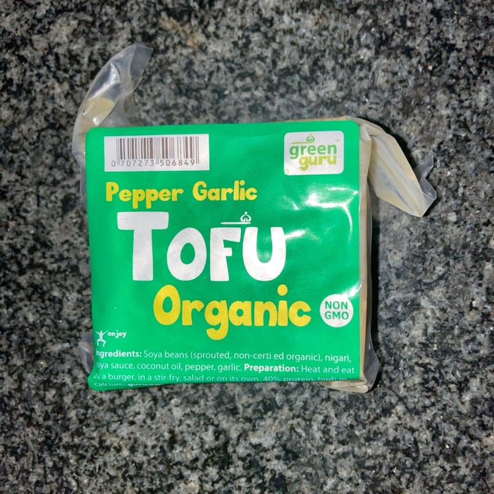 photo of Green Guru Firm Baked Tofu Pepper Garlic shared by @twoleavess on  15 Jan 2021 - review