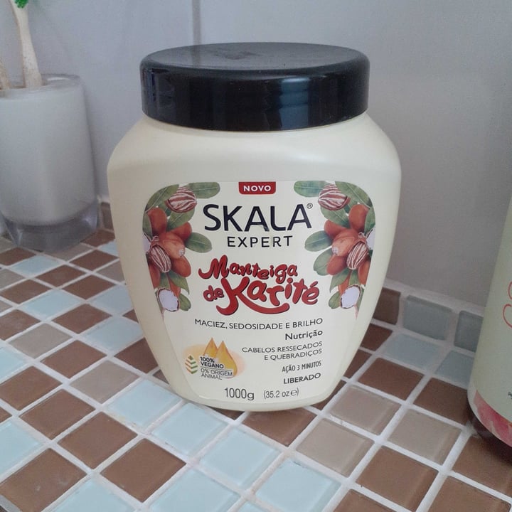 photo of Skala Máscara Capilar de Nutrição - Manteiga de Karité shared by @lenacui on  21 Jan 2022 - review