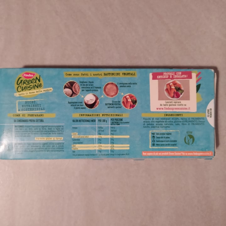 review photo of Findus Bastoncini vegetali shared by @chiarab97 on 31 Oct 2022 - review