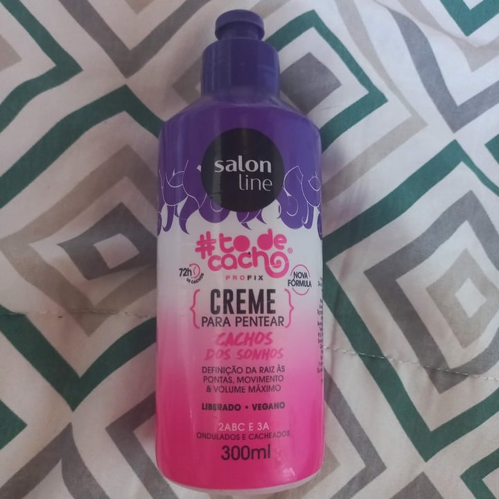 review photo of Salon line Creme para pentear #todecacho shared by @aabacaxi on 29 Nov 2022 - review