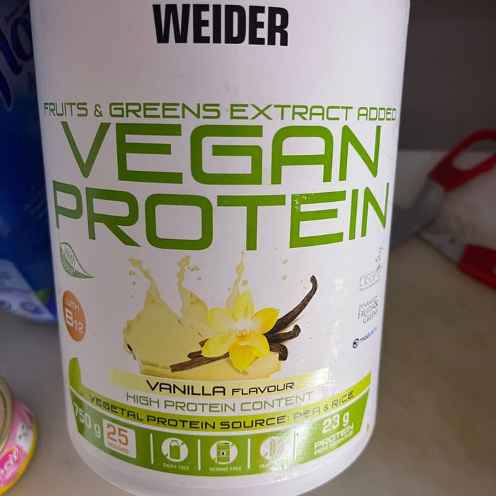photo of Weider Proteina Sabor Vainilla shared by @gaellediego on  29 Jun 2022 - review
