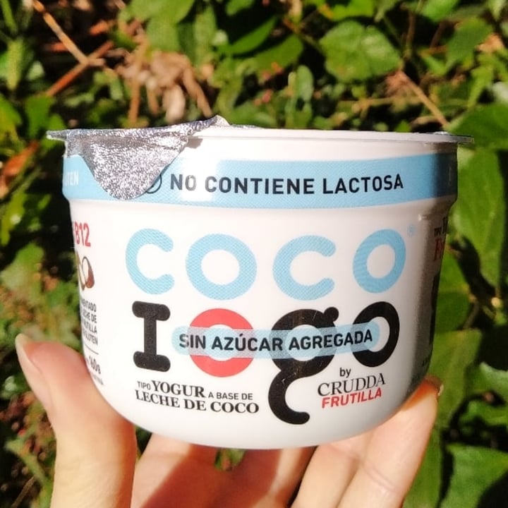 photo of Crudda Yogur a Base de Coco sabor Natural Sin Azúcar Agregada shared by @veganaconestilo on  15 May 2021 - review
