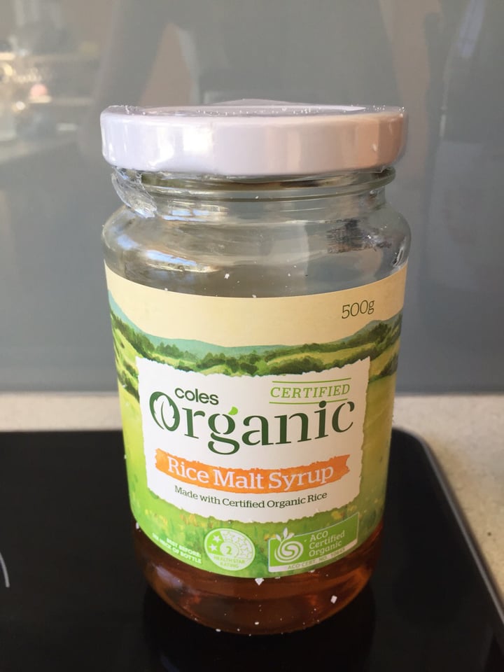 review photo of Coles Rice Malt Syrup shared by @stephkingdom on 13 Apr 2020 - review