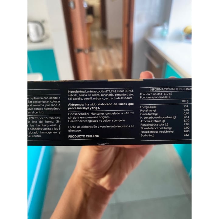 review photo of Rikü Hamburguesa de Lentejas a la Chilena shared by @alechugavegan on 17 Mar 2020 - review