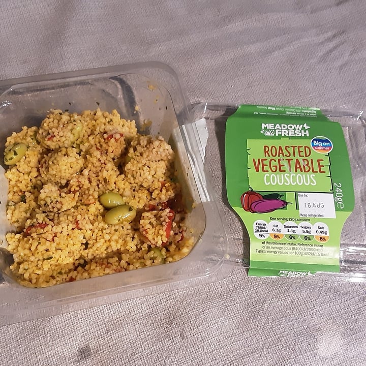 photo of Meadow Fresh Roasted Vegetable Couscous shared by @veganmamaof3 on  08 Oct 2021 - review