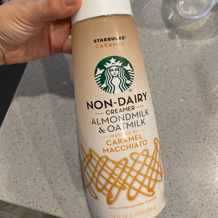 review photo of Starbucks Almond milk and oat milk Caramel macchiato creamer shared by @lovinflorida on 30 Aug 2021 - review