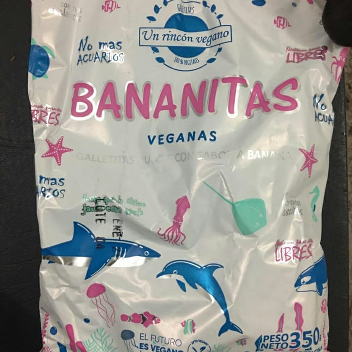 review photo of Un Rincón Vegano Bananitas Galletitas Dulces con sabor a Banana shared by @luzma on 26 Apr 2020 - review