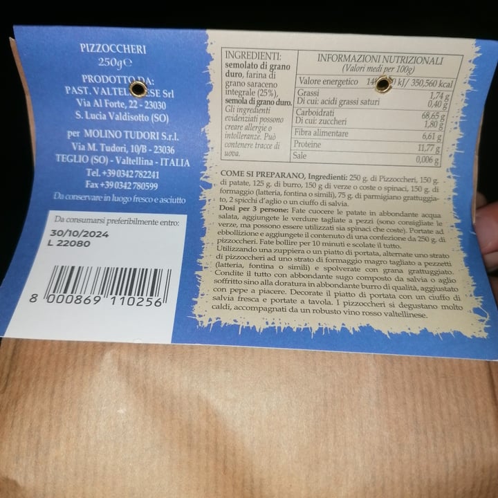 review photo of Molino Tudori pizzocheri shared by @giulianera on 29 Sep 2022 - review