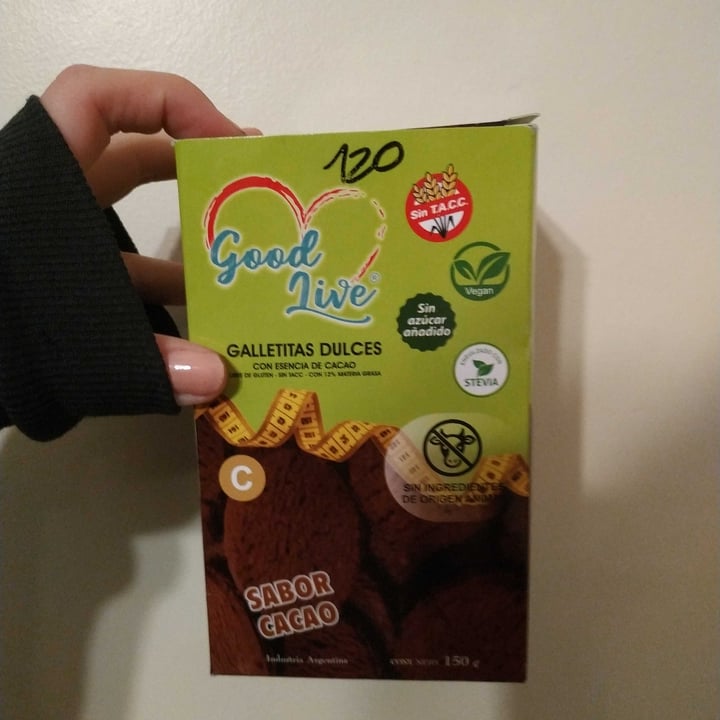 review photo of Good live Galletitas de cacao shared by @melicarucci on 31 Jul 2021 - review