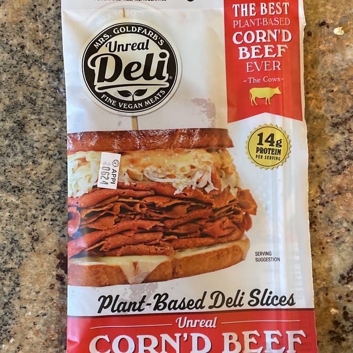 photo of Mrs. Goldfarb’s Unreal Deli Unreal CORN’D BEEF shared by @chazgms on  07 May 2022 - review