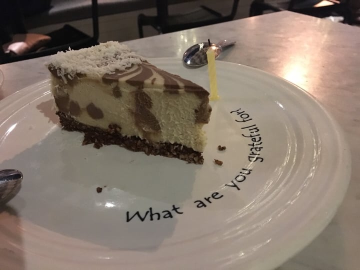 photo of Cafe Gratitude Coconut Chocolate Pie shared by @pattithehuman on  05 Dec 2018 - review