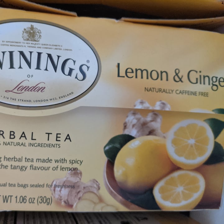 photo of Twinings Lemon and Ginger shared by @jslaw on  01 Dec 2020 - review