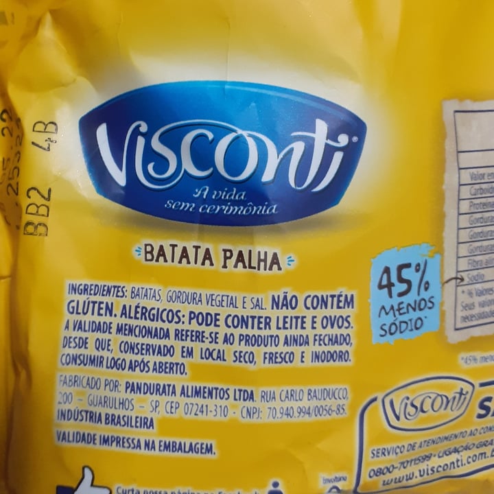 photo of Visconti Batata palha extra fina shared by @laurinhaalvares on  27 Oct 2021 - review