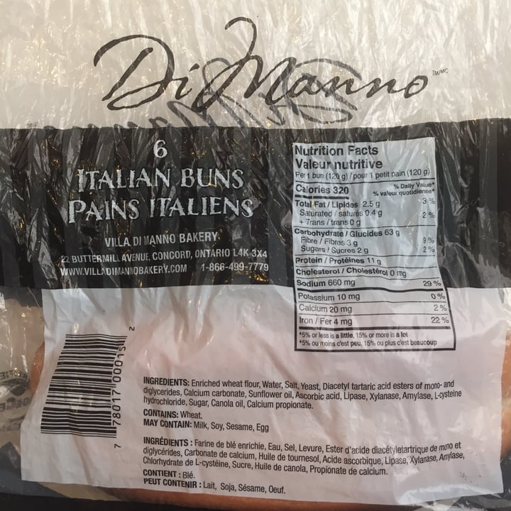 photo of Villa di Manno Bakery Italian Buns shared by @wernerartinger on  31 Mar 2021 - review