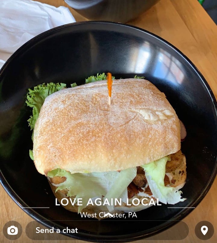 photo of Love Again Local Crispy chickn bacon ranch sandwich shared by @ressjobinson on  25 Aug 2019 - review