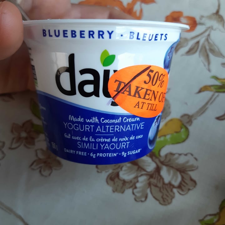 photo of Daiya Blueberry Yogurt shared by @katiekat on  01 Oct 2020 - review