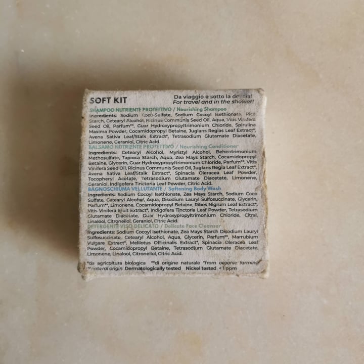 photo of Officina naturae Soft kit solido shared by @ilabar on  29 Jun 2022 - review