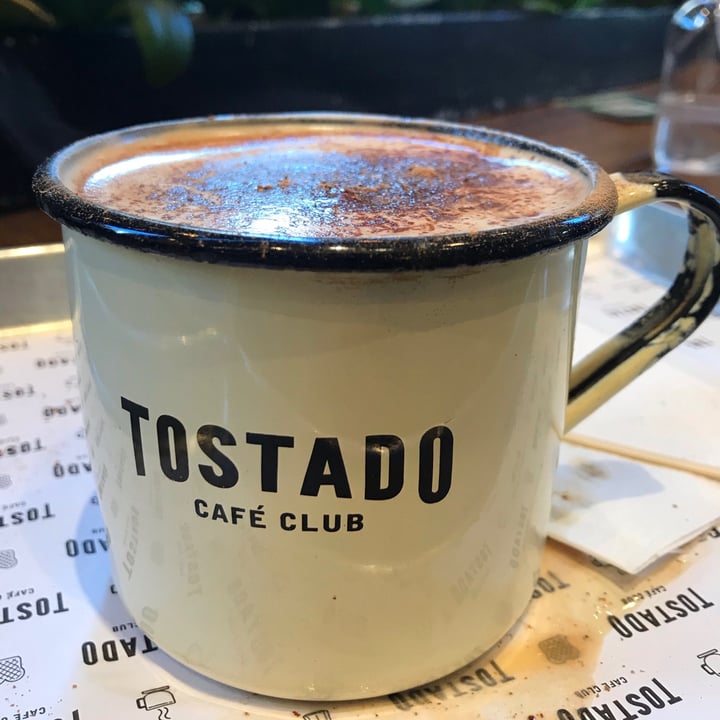 photo of Tostado Cafe Club Café con leche de almendras shared by @candelariex on  08 May 2021 - review