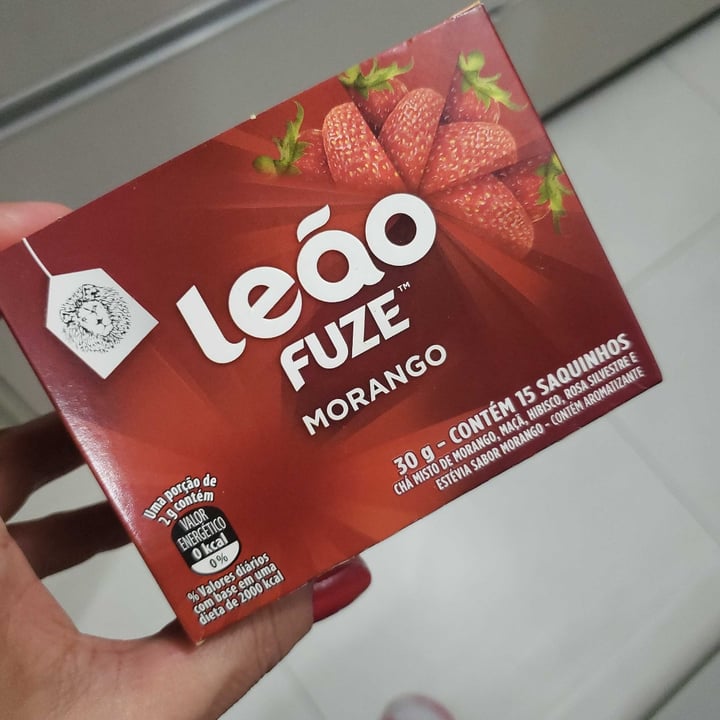 photo of Chá Leão Chá de morango shared by @aminozzo on  10 May 2022 - review