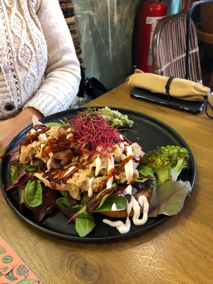 review photo of MR. STACKS Plantbased BBQ Chicken Stack shared by @rorygilchrist on 26 Dec 2019 - review