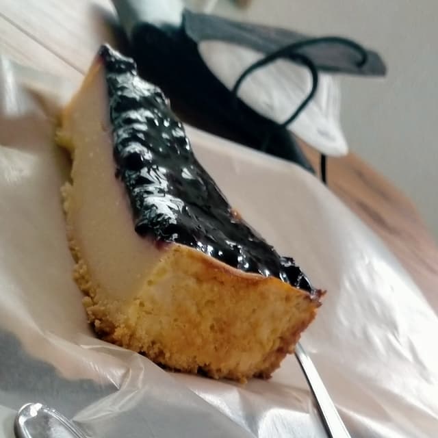 Foto del plato “Cheesecake sin gluten”