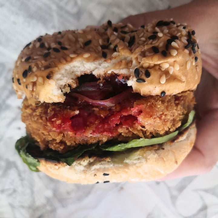 photo of Kings kitchen Beetroot crunch burger shared by @liezle on  27 Mar 2021 - review