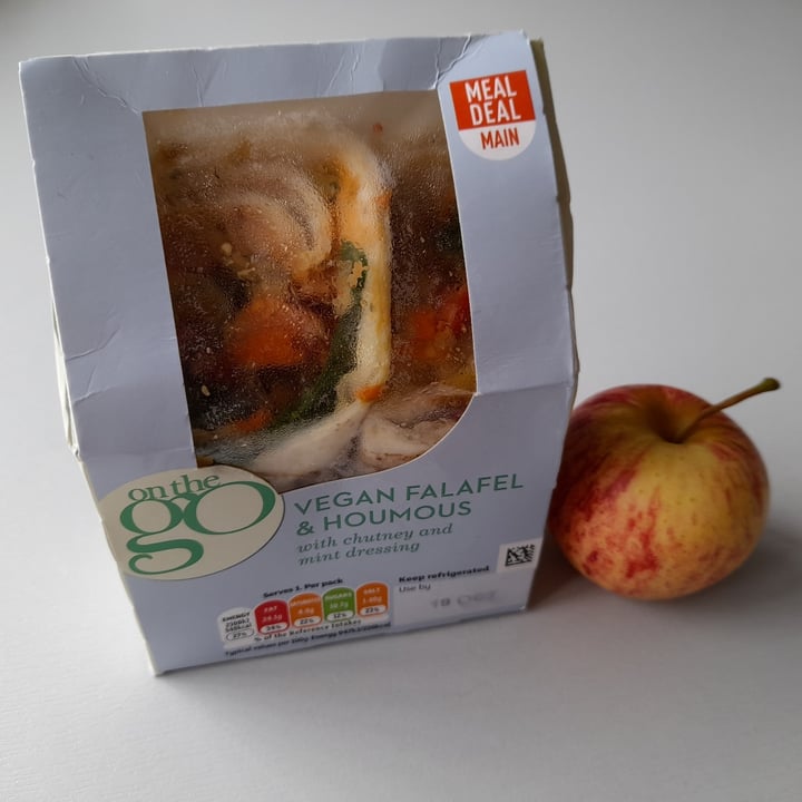 photo of Sainsbury's Houmous and Falafel Wrap shared by @heatherthevegan on  30 Oct 2022 - review