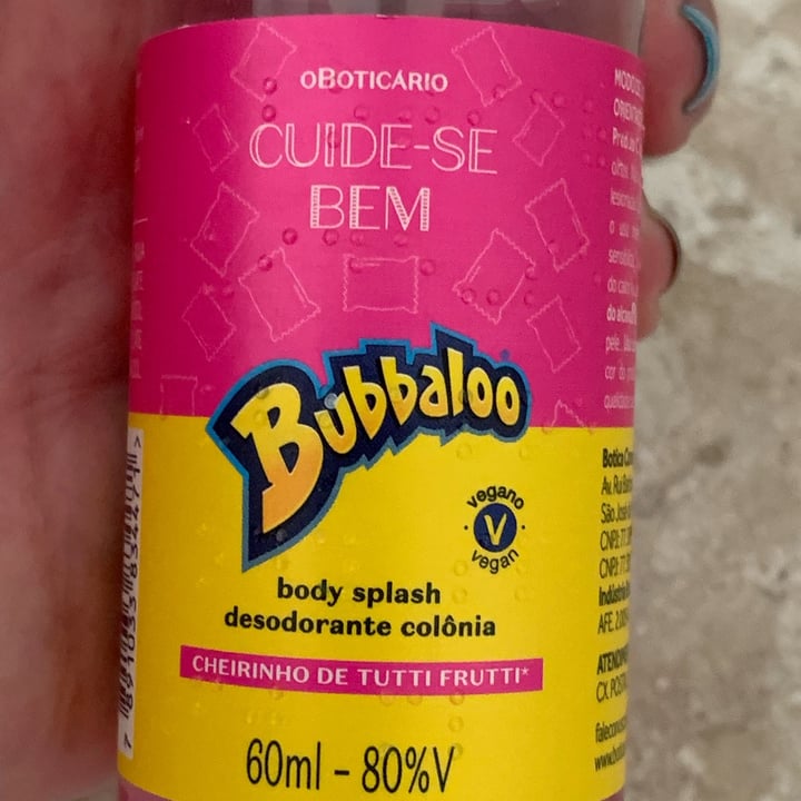 review photo of O Boticário body splash bubbaloo shared by @verechia on 23 Apr 2022 - review