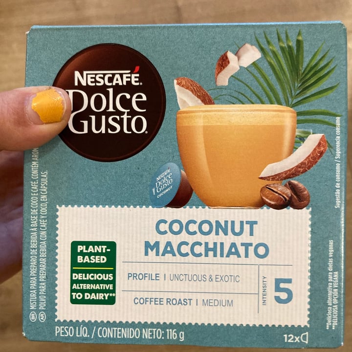 photo of Nescafè Dolce Gusto Coconut Macchiato shared by @meditarnaescola on  07 Dec 2022 - review