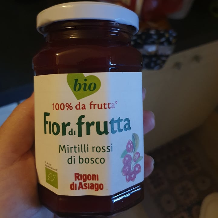 photo of Rigoni di Asiago confettura di mirtilli rossi di bosco shared by @francescarest on  22 Aug 2022 - review