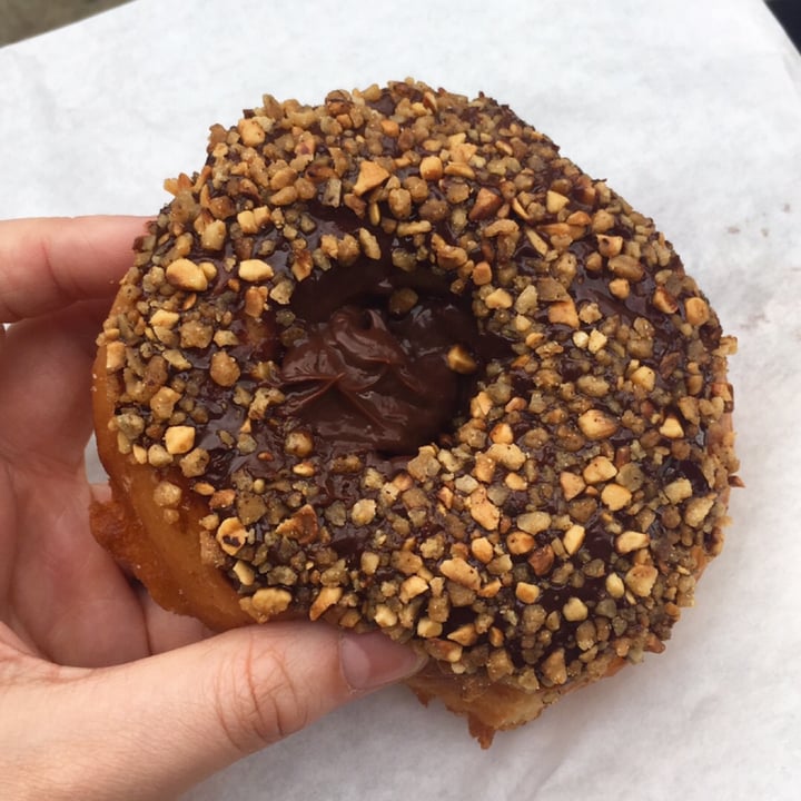 photo of Considerit Chocolate & Hazelnut Ganache Doughnut shared by @katelouisepowell on  25 Sep 2019 - review