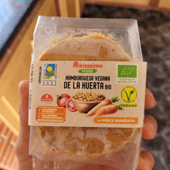 review photo of Rikissimo Hamburguesa De Soja Y Zanahoria shared by @lucasmarion on 21 Jul 2022 - review