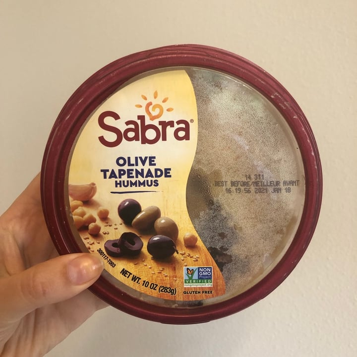 photo of Sabra Sabra Olive Tapenade Hummus shared by @skyesmall on  20 Dec 2020 - review