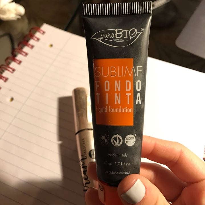 review photo of PuroBIO Cosmetico Sublime Foundation shared by @isabelg on 29 Dec 2021 - review