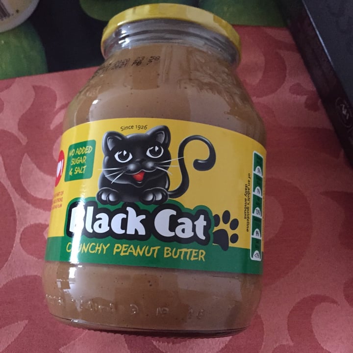 photo of Black  cat crunchy peanut butter Black  Cat Crunchy Peanut Butter shared by @pushpavegan on  05 Feb 2021 - review